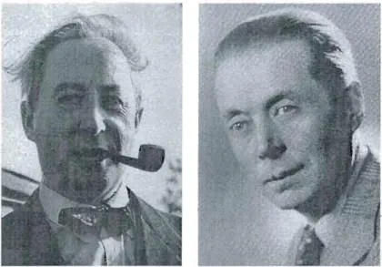 Figure 2.6  Portraits  de  Théodore  Leveau,  urbaniste  en  chef,  et  de  Jean  Niennans, architecte en  chef de Dunkerque