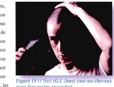 Figure 15  O'  ed  (G.1.  Jalle)  rase ses cbeveux  image très près de 1'héroïne des  contes, les  pour être moins encombré