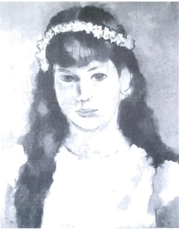 Figure  1.16  Fritz Muhsam (1882-1949), Esther (1934),  huile sur toile, dim.  46.0 x 38.5  cm