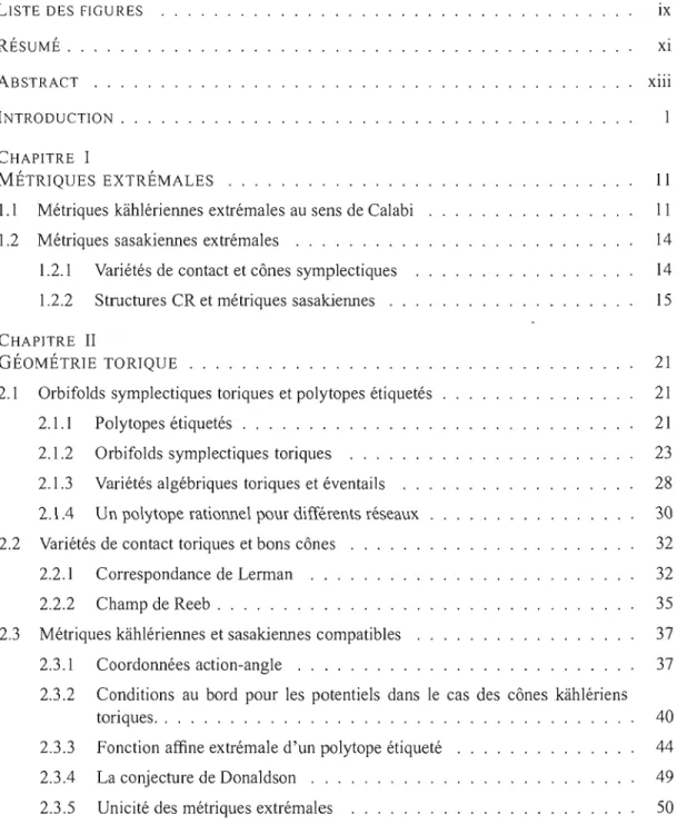 TABLE  DES  MATIÈRES 