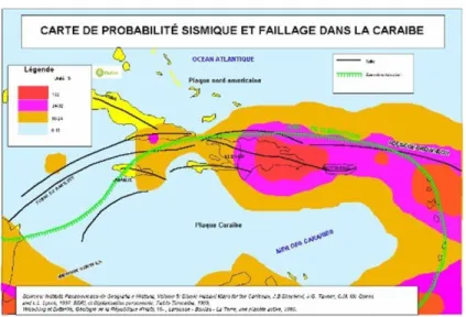 Figure 2.1  Les failles régionales (tirée de : OXFAM, 2002, p. 48) 