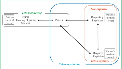 Figure 1. Characterisation of telemedicine activities.