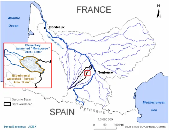 Figure 1  Location of the study site (Southwest of France) (see online version for colours) 