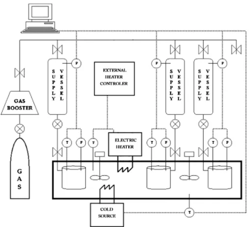 Fig. 1. Schematic representation of the apparatus.