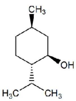 Figure 3 : Structure du (-)- Menthol 