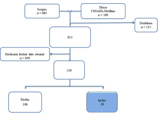 Figure 1. Processus d’identification et de sélection des articles. 