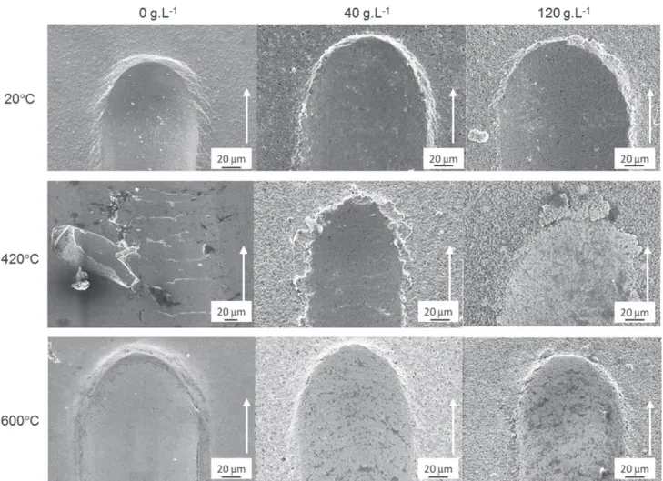 Fig. 11. Critical loads obtained from scratch curves of NiP, NiP-40 g L ! 1 and NiP-120 g L ! 1 coatings as deposited, after treatment at 420 C and after treatment at 600 C.