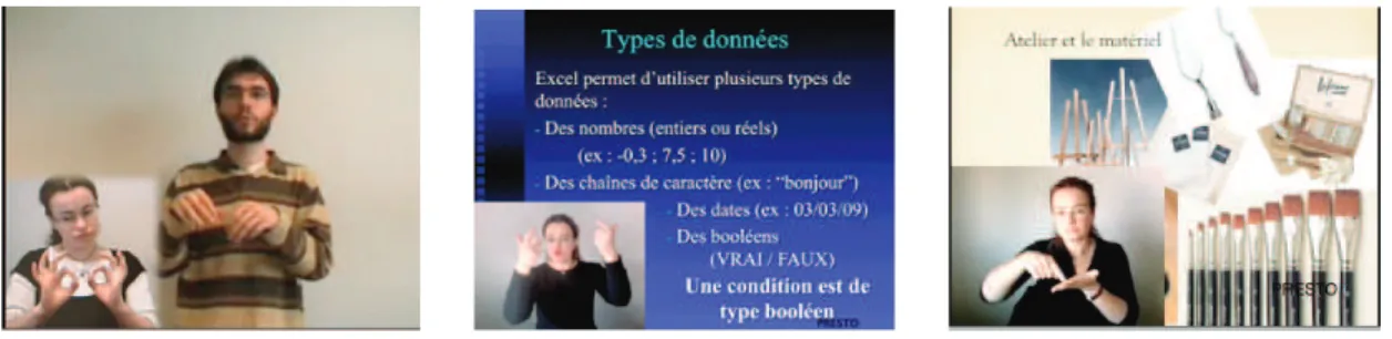 Figure 3. AVV : annotation de documents en LS 