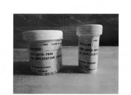 Figure 5. Les crèmes placebos 