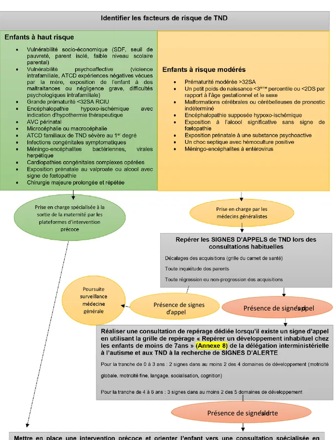 Figure 9. Récapitulatif des nouvelles recommandations, rôle du médecin généraliste, outils et grilles  recommandés Présence de signes 
