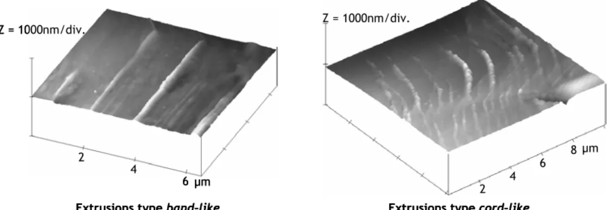 Figure 15 : décalage des joints de grain entre eux – évolution suivant le pourcentage de la  durée de vie N r