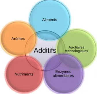 Figure 4 : Les additifs alimentaires «  borderline ». 