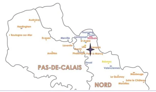 Tableau 1 : Structure de la population de Laventie par tranche d’âges 