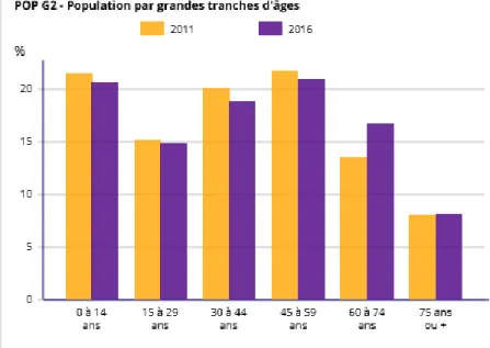 Tableau 2 Proportion de séniors par tranche d’âges 