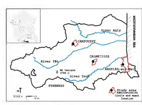 Fig. 1  Map of the  studied  locaticms includiDg  main  rivers 
