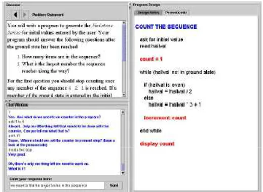 Figure 3-4: PROPL, solution en pseudo-code (Lane &amp; VanLehn, 2005) 