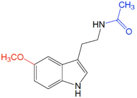Figure 10 : Structure de la mélatonine (41) 