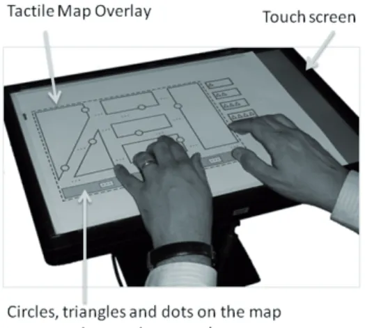 Figure 1. Photograph of our interactive map prototype Prototype