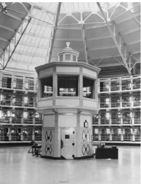 Figure 5 – Prison inspirée du panoptique de Bentham, tiré de (51). 
