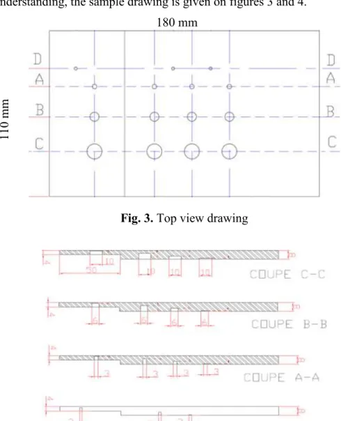 Fig. 3. Top view drawing 