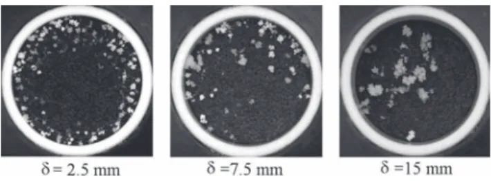 FIG. 3. Distribution of evaporation flux j at the porous me- me-dium surface. The reference flux j ref is equal to J=A where J is the evaporation rate and A is the porous medium surface area: