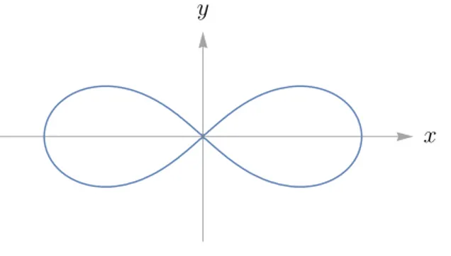 Figure 1.8 – Lemniscate curve.