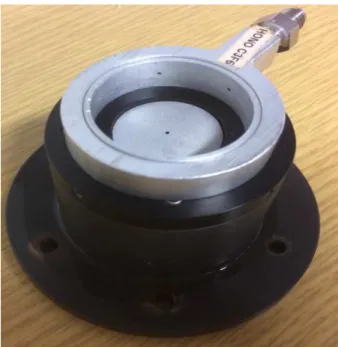 Figure II- 5: Preinjector with 1 mm nozzle that was applied on UL-FAGE instrument above the nozzle (borrowed  from Indiana University) 