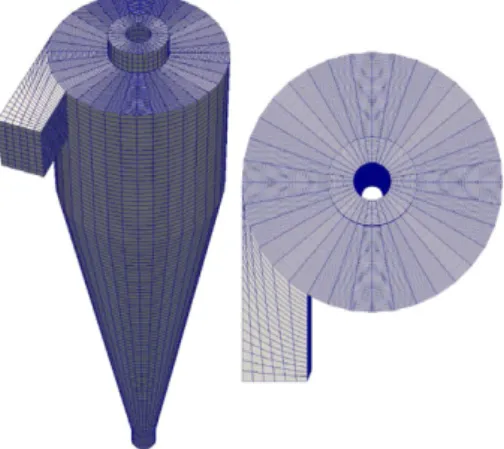 Fig. 2. Mesh with real air-core modelling.