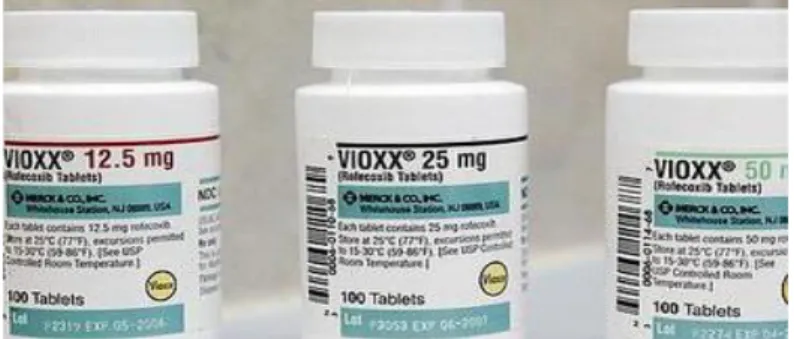 Figure 2 : Exemple de boîtes de médicament Vioxx ®  2 
