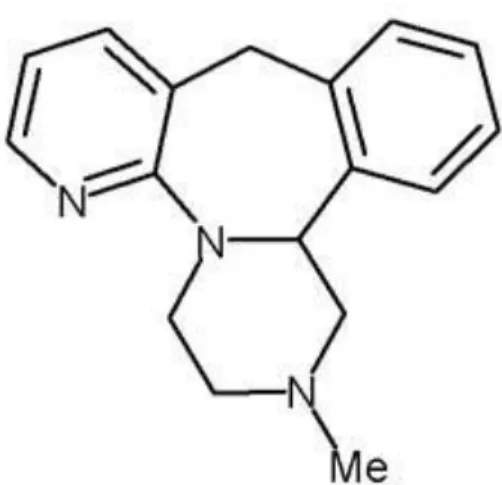 Figure 5 : Formule chimique de la mirtazapine