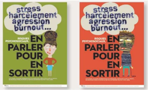 Figure 13: Affiches INRS sur les RPS 