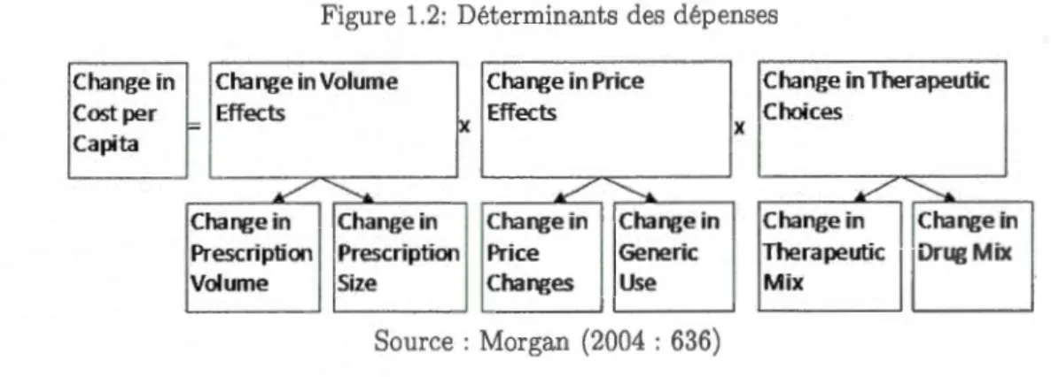 Figure 1. 2:  Déterminants  des  dépenses 