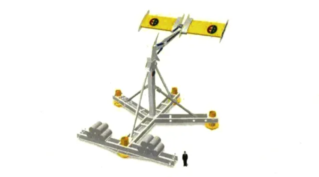 FIG. 1.4 - Schéma du prototype Stingray de la compagnie Engineering Business [13]. 