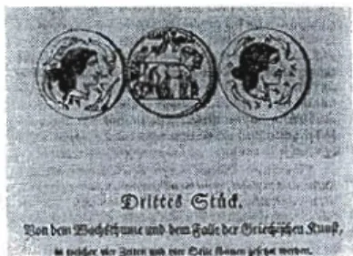 Fig.  3.  Gravure de la première édilion de Winckelmann (1764). 