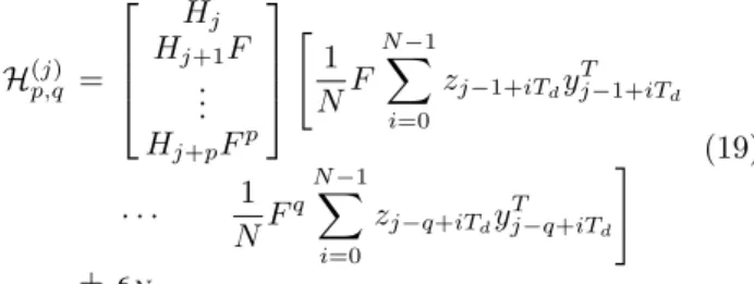 Fig. 1. The j-th time-invariant subsequence