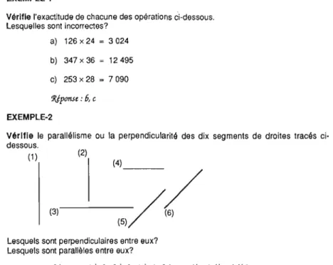 Figure  1.1  Exemples de tâches qui  requièrent une  vérification  (source:  De Champlain,  Mathieu, Tessier,  1997, p