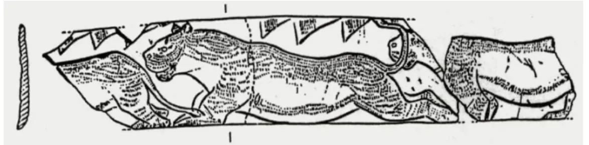 Figure 1.7: A freeze-frame drawing representing a lion running from left to right discovered at the La Vache Cave [AR12].