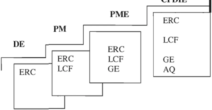 Figure 1 : Catégories et conceptions de la démocratie selon Collier et Levitsky 