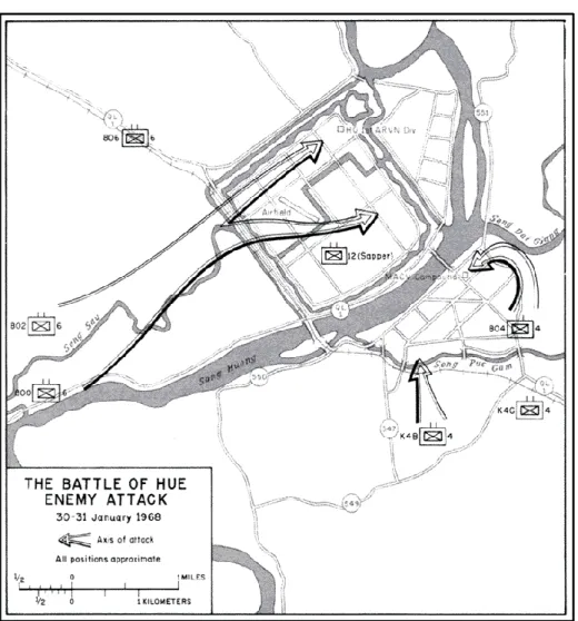 Figure 7: La prise de Hue par les forces hybrides du VC et NVA 92