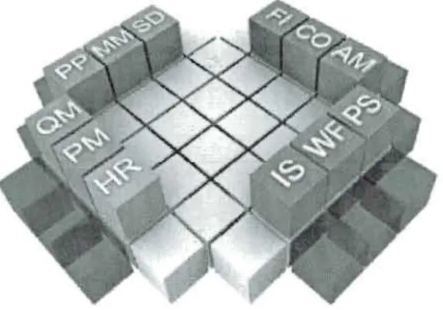 Figure 3 - Les principaux modules de SAP 