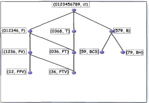 Figure 5.4 - Iceberg de concepts formels 