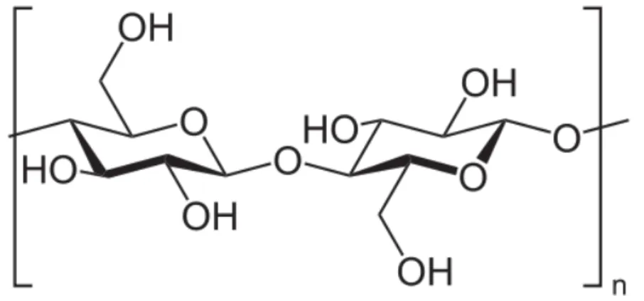 Figure 6 - Formule générale de la Cellulose 