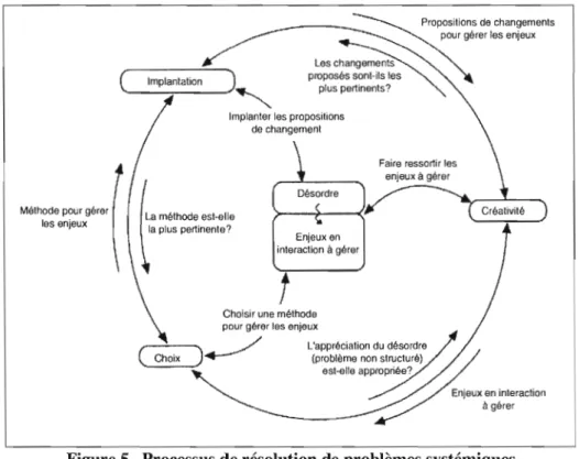 Figure 5  Processus de résolution de problèmes systémiques  (source: Flood,  1995, p.  178) 