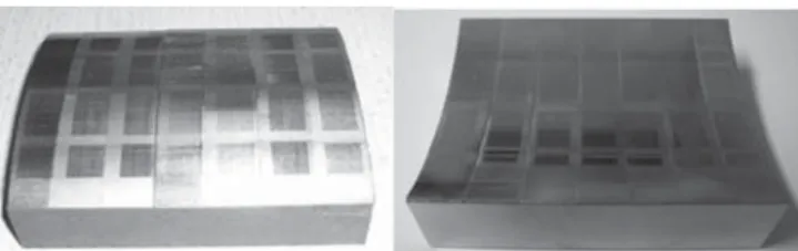 Figure 2.—Workpieces used for testing surface roughness after burnishing.