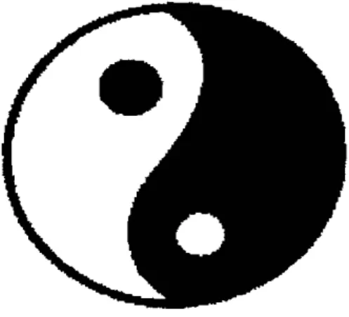 Figure 5 : Le signe du Tao, symbole du Yin et du Yang 