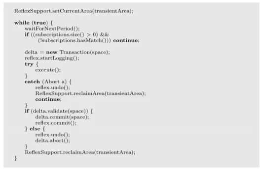 Fig. 6. Time-triggered Reﬂex (pseudo code)