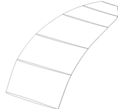 Fig. 3 Structured mesh on AI-PX7 configuration  (mixing plane technique) 