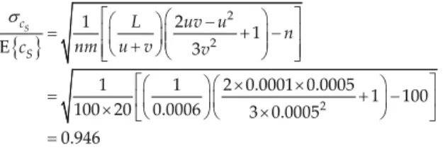 Table 1  Simulation results for sampling with discrete slugs of contaminant (10 000 simulation)