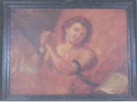 Figure  4.3  - Canada,  Québec,  XIXe  siécle,  Anonyme,  Le  Purgatoire,  huile  sur  toile,  60,50  x  84,30  cm,  Univers  culturel  de  Saint-Sulpice