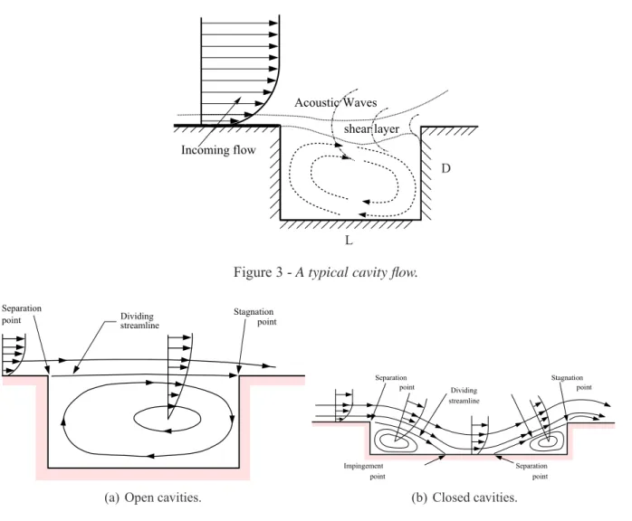 Figure 3 - A typical cavity flow.